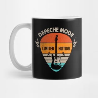 Vintage Depeche Mode Name Guitar Pick Limited Edition Birthday Mug